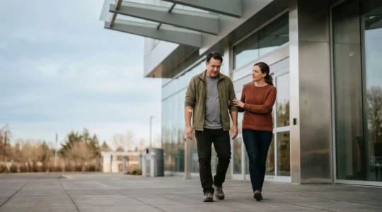 Patient sortant d'un établissement de santé le jour même accompagné d'un proche