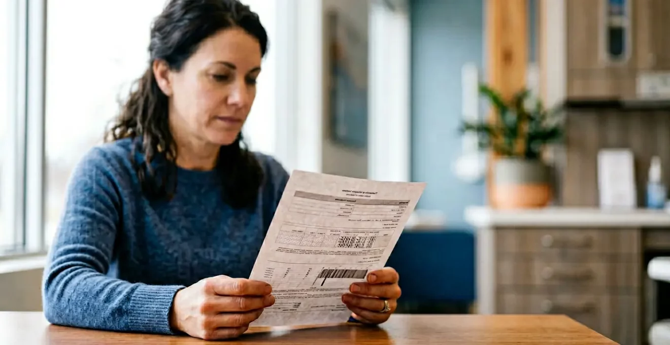 Patient consultant un devis dentaire détaillé lors d'une discussion éclairée avec son praticien