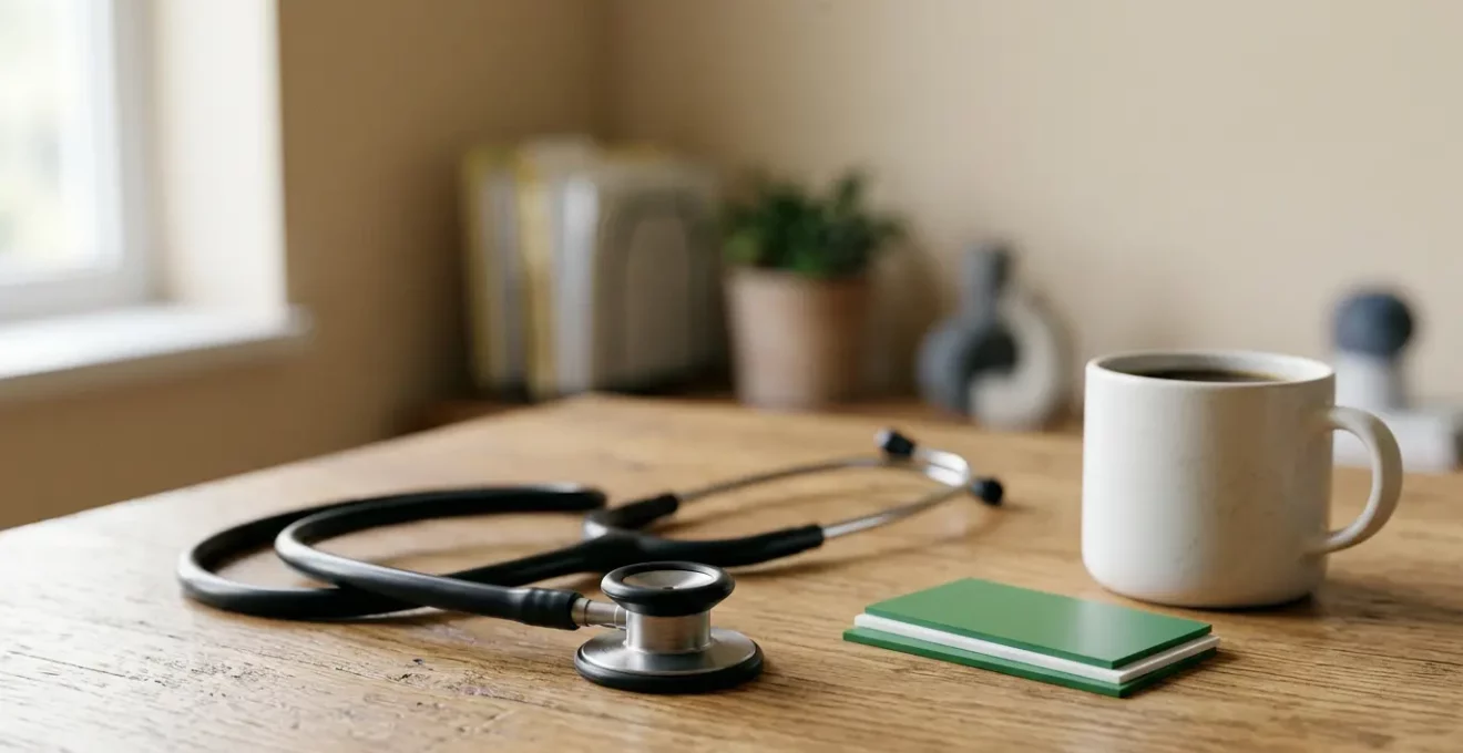 Consultation médicale symbolisant le parcours de soins coordonnés et le remboursement par l'Assurance Maladie