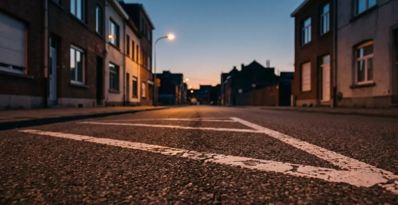 Environnement de stationnement urbain illustrant le risque de vandalisme automobile